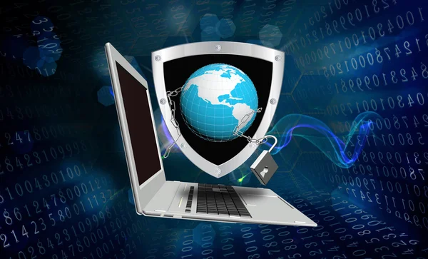 Security computer technologies.safety internet — Stock Photo, Image