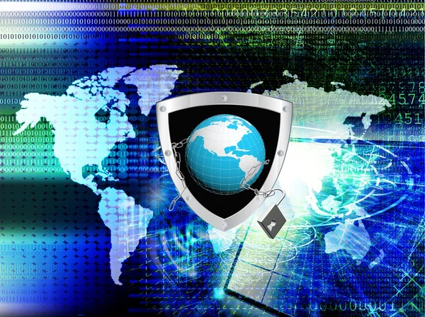 Sicurezza informatica technologies.safety internet — Foto Stock