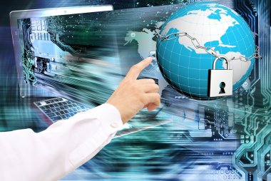 Güvenlik Internet.3d modeli