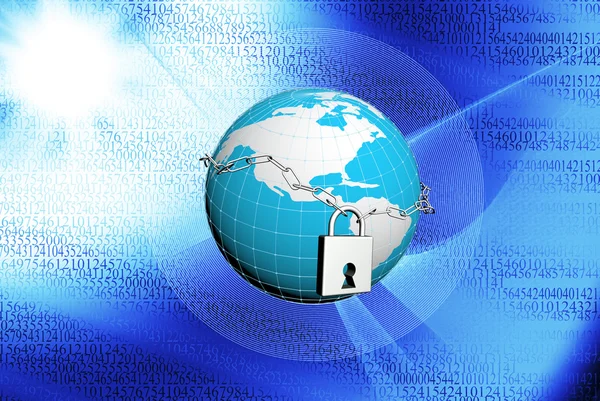 Veiligheid Internet.Security verbinding. Concept — Stockfoto