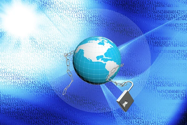 Sicherheit internet.security connection.concept — Stockfoto