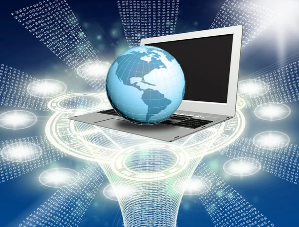 Connection computers Internet technologies — Stock Photo, Image