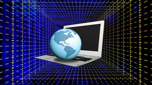 Creation connection computer technologies — Stock Photo, Image