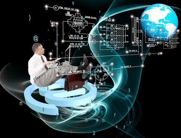 通信接続技術の設計工学 — ストック写真