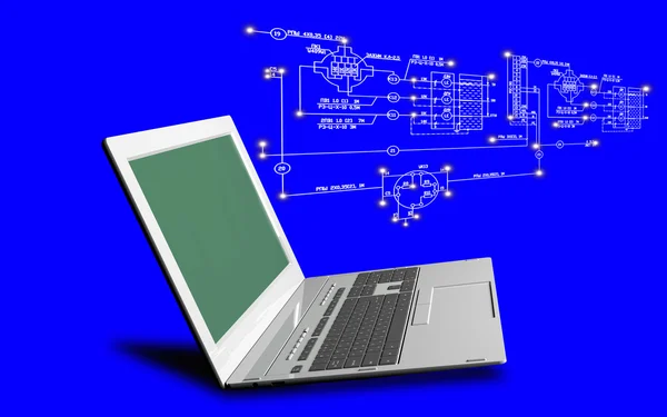 Engineering computer internettechnologieën — Stockfoto