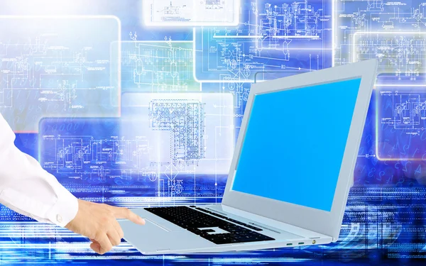 Engineering computer Internet technology — Stock Photo, Image