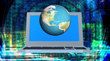 Yenilikçi bilgisayar Internet teknoloji global iş