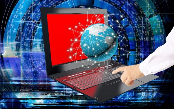 Global innovatieve computer internettechnologie — Stockfoto