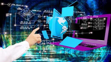 Oluşturma yüksek hız ve yüksek teknolojik Internet haberleşme