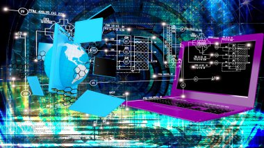 Oluşturma yüksek hız ve yüksek teknolojik Internet haberleşme