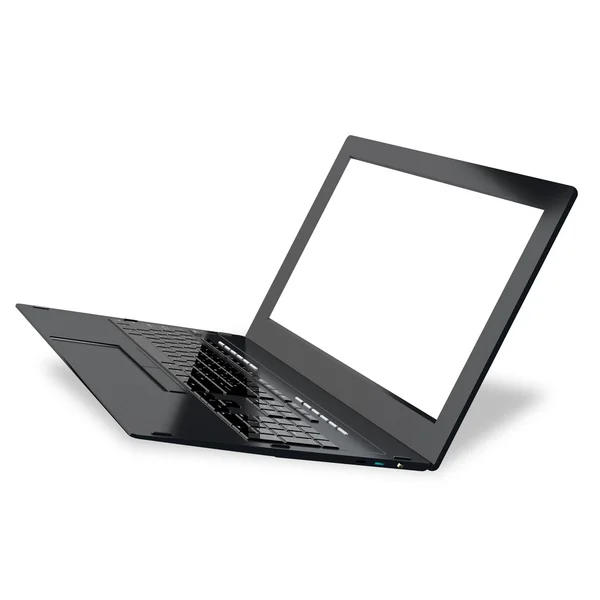Высокоскоростной ноутбук для глобальной интернет-технологии — стоковое фото