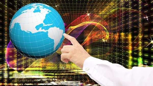 Internet technology.Globalization — Stock Photo, Image