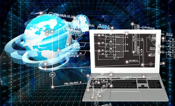 Technologia komputerowa — Zdjęcie stockowe