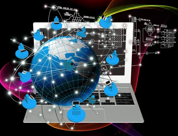 Technologia komputerowa — Zdjęcie stockowe