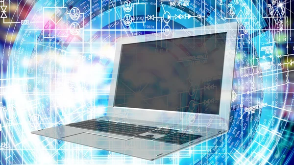 Globalization  computer technology — Stock Photo, Image