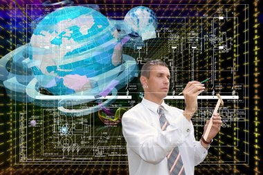 Nesil iletişim mühendislik teknolojisi. Çalışan mühendis