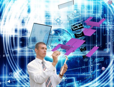 Nesil iletişim mühendislik teknolojisi. Çalışan mühendis