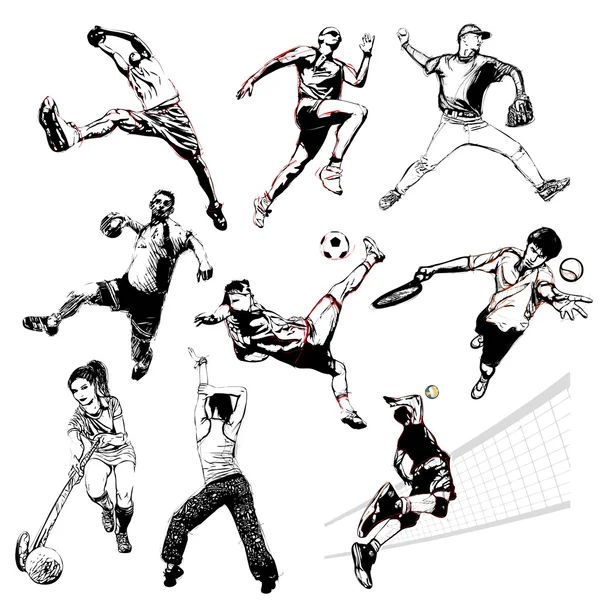 Illustration vectorielle de sport 2 — Image vectorielle