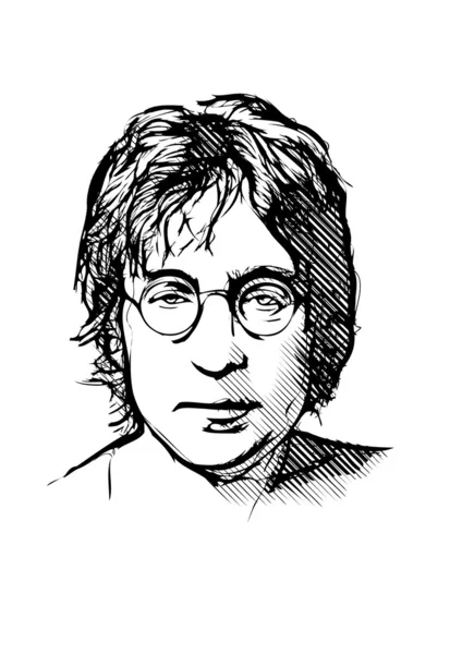 John Lennon. —  Vetores de Stock