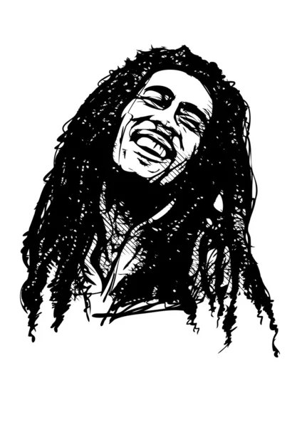 Bob Marley. — Archivo Imágenes Vectoriales