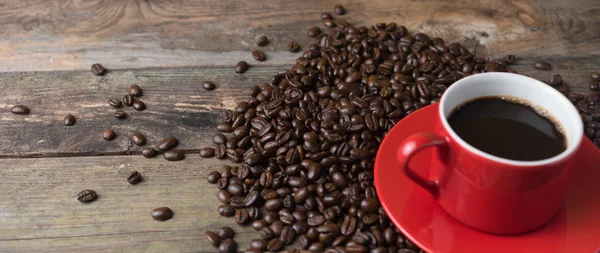 赤一杯のコーヒー — ストック写真