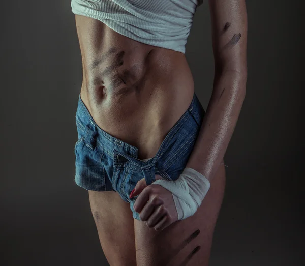 Sexy fitness model — Stock fotografie