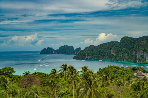 Σημείο άποψη νησί Phi Phi — Φωτογραφία Αρχείου