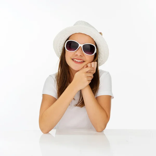 Cute trendy young girl — Stock Photo, Image