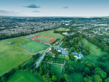 Yeşil alan portre seyir