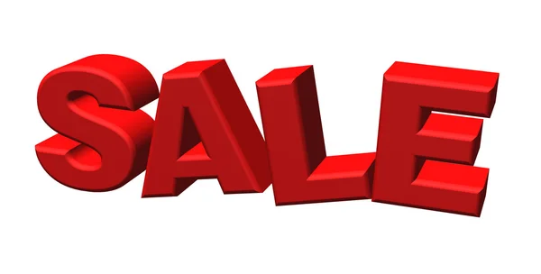 Word Sale written in red letters — Stock Photo, Image