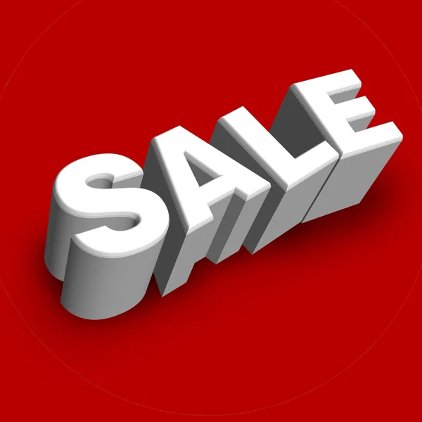 Hot Sale sign on red — Stock Photo, Image