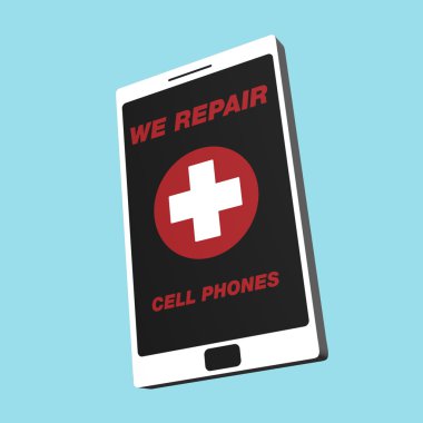 we repair mobile phones clipart