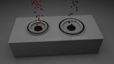 3d hoparlör müzik çalma