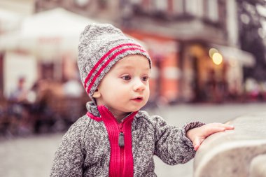mutlu küçük bebek çocuk şapka