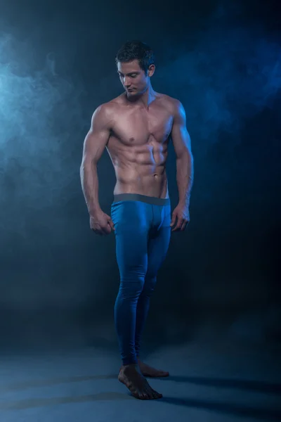 Fitness mužského Modela — Stock fotografie