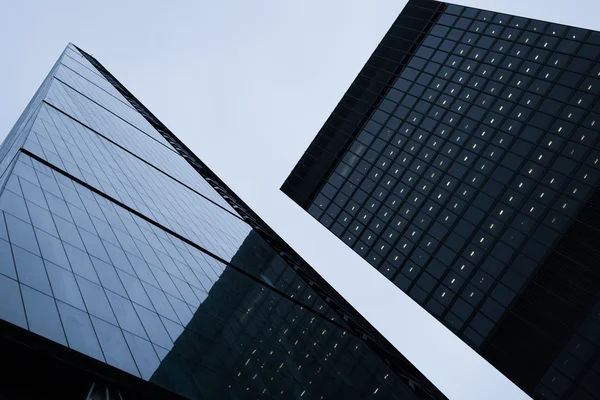 Glass building skyscrapers — Stock Photo, Image