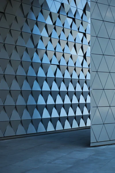 Architectural Wall Design at the Empty Lobby — Stock Photo, Image