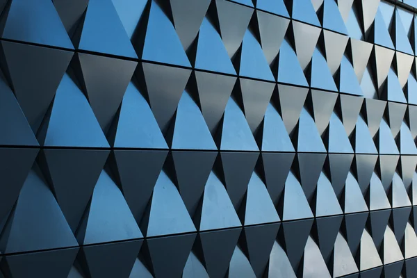 Triangular shaped wall design texture — Stock Photo, Image