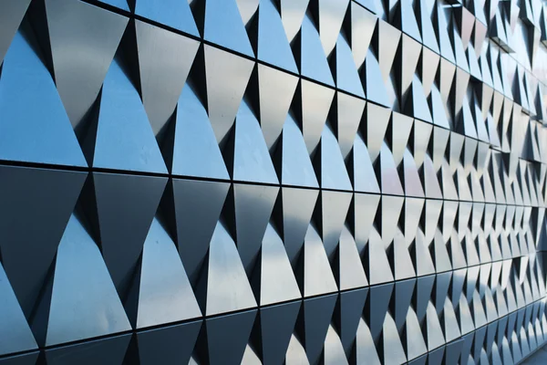 Dreieckig geformte Wandgestaltung Textur — Stockfoto