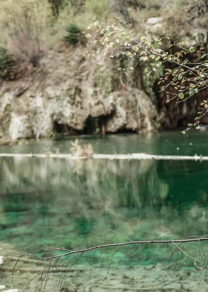 Wiszące nad jeziorem, Glenwood Springs, Kolorado — Zdjęcie stockowe