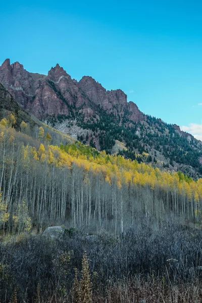 Maroon Bells, Aspen Colorado — Fotografia de Stock