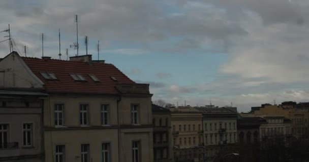 Eski kasaba timelapse Doğu Avrupa wroclaw — Stok video