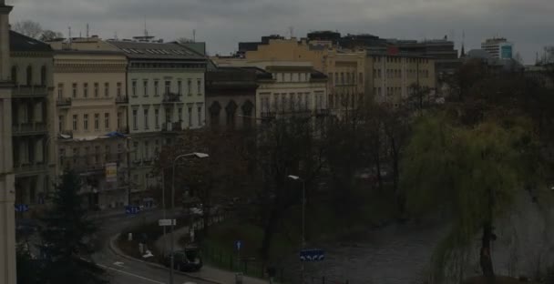 Casco antiguo timelapse Europa del Este wroclaw — Vídeo de stock