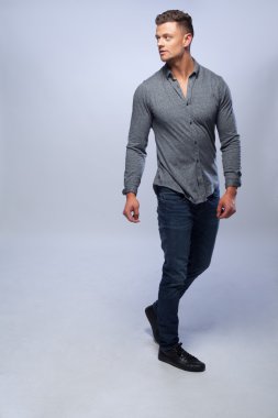 Genç Moda portre adamım ben