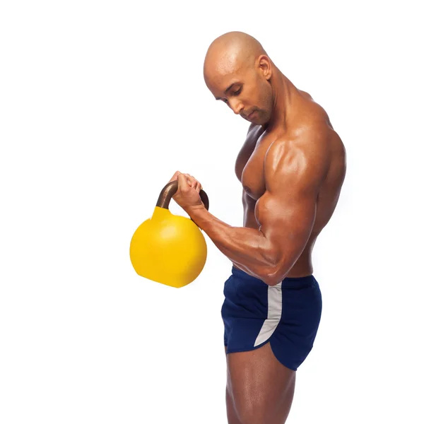 Image of sweaty bodybuilder. — Stock Photo, Image