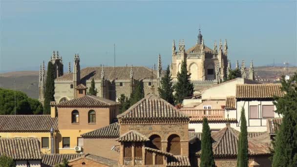 Toledo España Monasterio San Juan Los Reyes — Vídeos de Stock