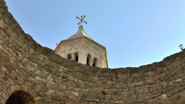 Diocletian Sarayı Ndaki Imparatorluk Koridorunun Vestibul Bölümü Diocletian Palace Saint — Stok video