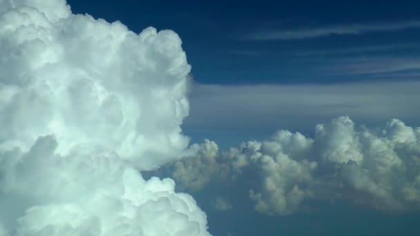 Voler Dessus Des Nuages Images Aériennes Voler Dessus Autour Des — Video