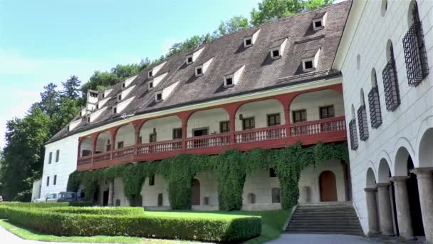 奥地利因斯布鲁克Ambras城堡 — 图库视频影像