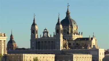 Almudena Cathedral in Madrid, Spain. Catedral de Santa Mara la Real de la Almudena, Espana. 